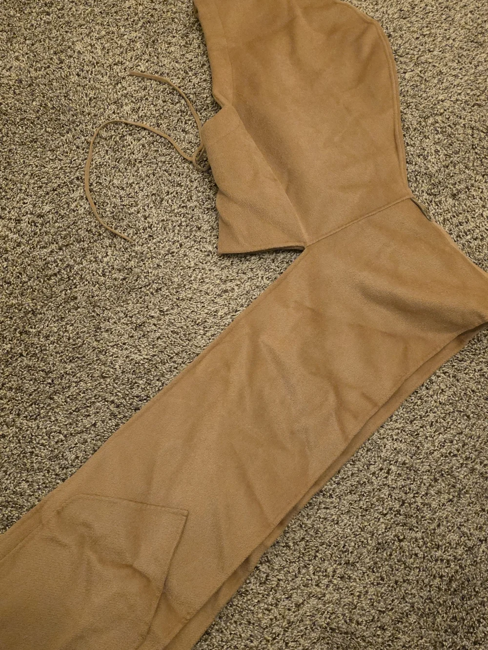 Camel/Tan Hooded Scarf
